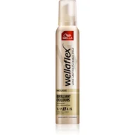 Kosmetyki do stylizacji włosów - Wella Wellaflex Pianka Lśniący Kolor Mocno Utrwalająca 200ml - miniaturka - grafika 1
