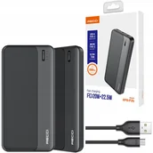 Powerbanki - SZYBKI MOCNY POWERBANK 10000MAH 22,5W 3A PD + KABEL RECCI - miniaturka - grafika 1