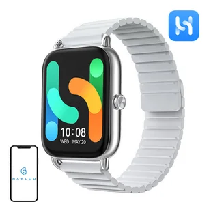 Haylou RS4 Plus Srebrny - Smartwatch - miniaturka - grafika 1