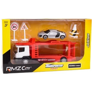 Laweta + auto + znaki drogowe - Daffi - Samochody i pojazdy dla dzieci - miniaturka - grafika 1