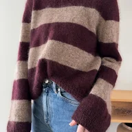 Swetry damskie - TEMU Damski Sweter Casual z Długim Rękawem i Kolorowymi Paskami na Wiosnę/Jesień, Idealny do Szkoły, Dojazdów czy Domu - miniaturka - grafika 1