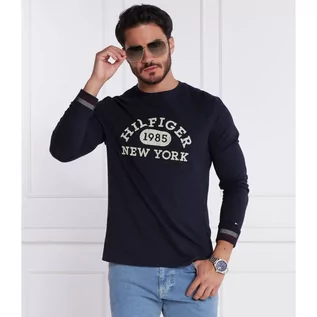 Koszulki męskie - Tommy Hilfiger Longsleeve MONOTYPE COLLEGIATE | Regular Fit - grafika 1