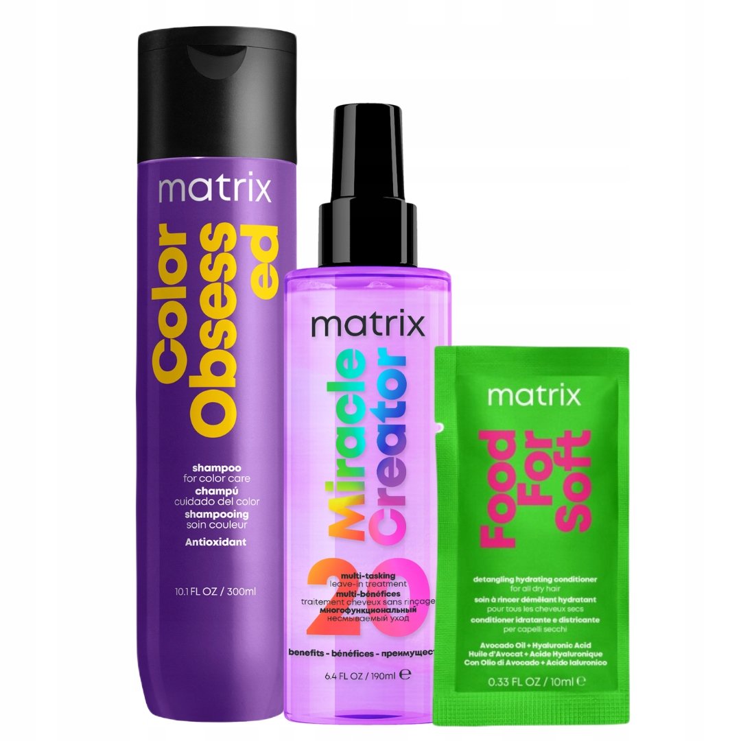 Matrix Color Obsessed Szampon do włosów farbowanych, Miracle Creator Spray