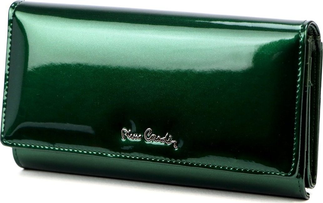 Pierre Cardin skóra naturalna + Damski portfel ze skóry ekologicznej Pierre Cardin 07 SHINY 102 NoSize