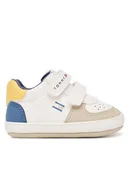 Buty dla chłopców - Tommy Hilfiger Sneakersy Low Cut Velcro T0B9-34330-1755 Biały - miniaturka - grafika 1