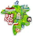Magnesy - Magnes I love Poland Rzeszów ILP-MAG-C-RZE-13 - miniaturka - grafika 1