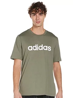 Koszulki męskie - Adidas Męski t-shirt M Lin Sj T Legacy Green S 29192 - grafika 1