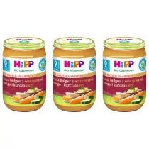 Hipp Dla Małych Smakoszy Kasza bulgur z warzywami mango i kurczakiem po 9. miesiącu zestaw 3 x 220 g Bio - Dania dla dzieci - miniaturka - grafika 1