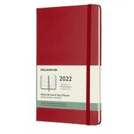 Kalendarze - Kalendarz 2022 tygodniowy 12ML tw scarlet red Nowa - miniaturka - grafika 1