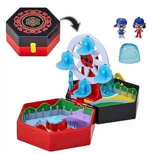 Miraculous Biedronka I Czarny Kot Chibi Park Rozrywkowy Figurka - Figurki dla dzieci - miniaturka - grafika 1