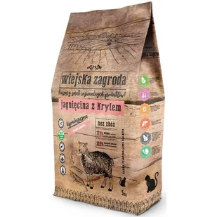 Wiejska Zagroda Cat Jagnięcina z Krylem 5 kg - Sucha karma dla kotów - miniaturka - grafika 1