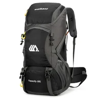 Torebki damskie - weikani 50L Wodoodporny plecak turystyczny Outdoor Sport Daypack Torba podróżna na kemping Wspinaczka Podróże Czarny - miniaturka - grafika 1