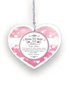 Dekoracje domu - Zawieszka Serce 04 - Rocznica 25 ślubu(srebrna)... - S/04/478 - miniaturka - grafika 1