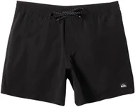 Spodenki damskie - szorty kąpielowe mięske QUIKSILVER EVERYDAY SOLID VOLLEY 15 Black - KVJ0 - miniaturka - grafika 1