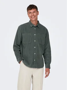Only & Sons Koszula 22024716 Szary Relaxed Fit - Koszule męskie - miniaturka - grafika 1