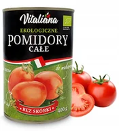 Zdrowa żywność - NaturAvena POMIDORY CAŁE BEZ SKÓRKI 400G - miniaturka - grafika 1