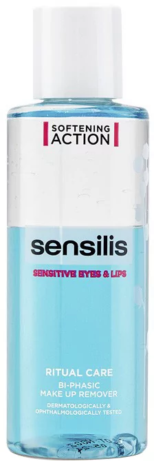 Zmywacz do makijażu Sensilis Ritual dwufazowy dla wrażliwych oczu i ust 150 ml (8428749756408)