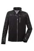 Kurtki męskie - Killtec Męska kurtka softshell ze stójką, pakowana KOS 31 MN SFTSHLL JCKT, czarna, S, 38300-000 - miniaturka - grafika 1