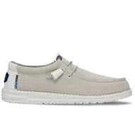 Trampki męskie - HEY DUDE Hey Dude Wally Sport Mesh 40403-100 Beżowe 41 - miniaturka - grafika 1