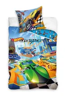 Pościel dla dzieci - Komplet Pościeli Hot Wheels HW254007 140 x 200 cm - miniaturka - grafika 1