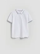 Koszulki dla chłopców - Reserved - Koszulka polo - biały - miniaturka - grafika 1
