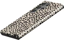 Burga Etui Almond Latte Tough do Galaxy S24 Ultra, beżowe z czarnymi kropkami - Etui i futerały do telefonów - miniaturka - grafika 1