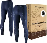 Spodnie sportowe męskie - LE1352M Spodnie męskie EXTREME MERINO granatowy XXL - miniaturka - grafika 1