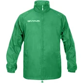 Piłka nożna - Givova, Kurtka, Rain Basico RJ001 0013, zielony, rozmiar 3XS - miniaturka - grafika 1