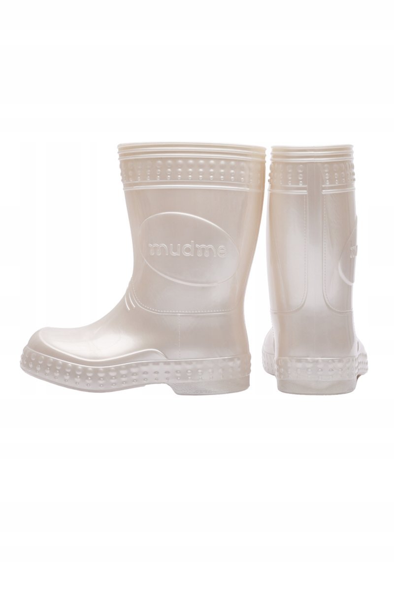 MUDME - Kalosze Dziecięce Cream Pearl r.29-30