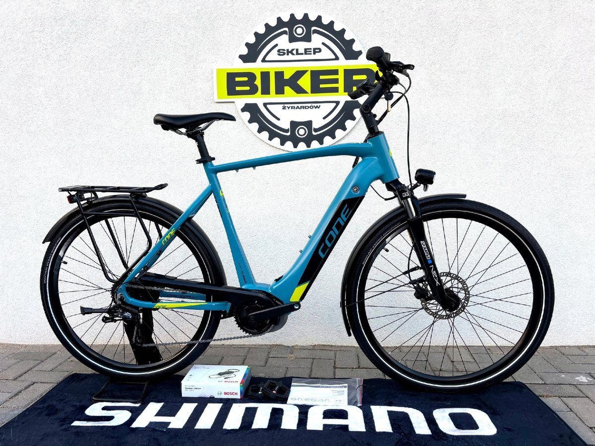 ROWER ELEKTRYCZNY CONE E-STREET 1.0 Rama XL SRAM X5 9s BOSCH POWERTUBE