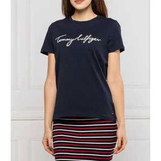 Koszulki i topy damskie - Tommy Hilfiger T-shirt | Regular Fit - grafika 1