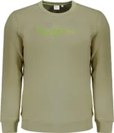 Bluzy męskie - Pepe Jeans Perfect Bluza Męska Zielony Kolor: Zielony, Rozmiar: L - miniaturka - grafika 1