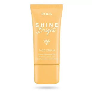 PUPA Milano Shine Bright Rozświetlający krem do twarzy 001 Gold - Rozświetlacze do twarzy i ciała - miniaturka - grafika 1