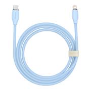 Kable USB - Baseus kabel, przewód USB Typ C Lightning 20W długość 2 m Jelly Liquid Silica Gel niebieski CAGD020103 - miniaturka - grafika 1