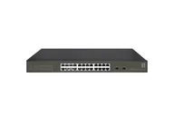 Pozostałe akcesoria sieciowe - LevelOne GES-2126 łącza sieciowe Zarządzany L2 Gigabit Ethernet (10/100/1000) Czarny - miniaturka - grafika 1