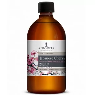 Afrodita, Olejek Do Masażu, Wiśnia Japońska, 500ml - Olejki i świece do masażu - miniaturka - grafika 1