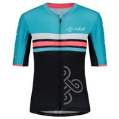 Koszulki sportowe damskie - Damska koszulka kolarska Kilpi Corridor-W Rozmiar: S / Kolor: jasnoniebieski - miniaturka - grafika 1