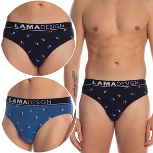 LAMA Slipy męskie bawełniane majtki 2-PAK - L - Majtki męskie - miniaturka - grafika 1