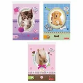 Szkolne artykuły papiernicze - Herlitz Notes A6 Pretty Pets kratka 46 kartek - miniaturka - grafika 1