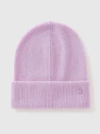 Czapki damskie - Benetton Czapka w kolorze fioletowym - miniaturka - grafika 1