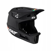 Kaski rowerowe - Leatt (nowość 2023) Kask Rowerowy Mtb Gravity 1.0 V23 Helmet Black Kolor Cz - miniaturka - grafika 1