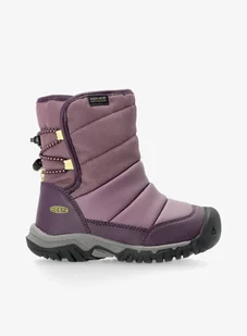 Buty dziecięce Keen Puffrider WP - black plum/daiquiri green - Buty dla chłopców - miniaturka - grafika 1