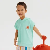 Bluzki dla niemowląt - Reserved - T-shirt z kapturem - jasnoturkusowy - miniaturka - grafika 1