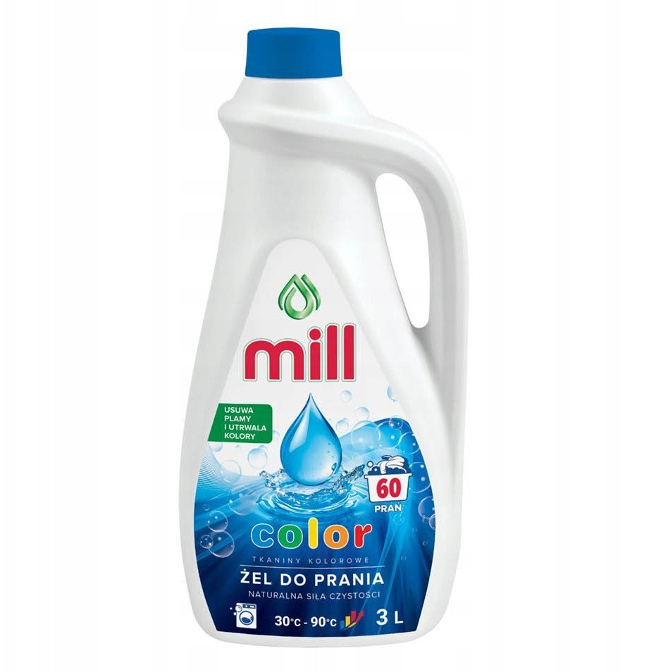 MILL Żel do prania KOLOR 3l, 60 prań opak.zb 4 szt.