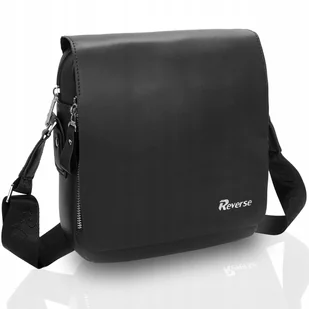 Duża Listonoszka SKÓRZANA torba na ramię SASZETKA - Torby męskie - miniaturka - grafika 1