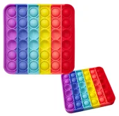 Zabawki sensoryczne - Zabawka sensoryczna Push Pop It Antystres kwadrat - miniaturka - grafika 1