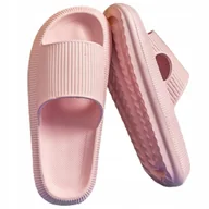 Kapcie damskie - KLAPKI DAMSKIE PIANKOWE NA PLAŻĘ BASEN LEKKIE BUTY NA LATO KAPCIE PO DOMU - miniaturka - grafika 1