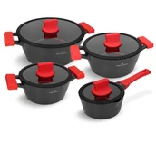 Zestawy garnków i patelni - Zestaw garnków 8 el. Obsidian Zwieger - miniaturka - grafika 1