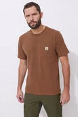 Koszulki męskie - Koszulka Carhartt Heavyweight K87 Pocket - miniaturka - grafika 1