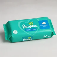 Chusteczki nawilżane - Pampers Fresh Clean chusteczki nawilżane 1x80 szt - miniaturka - grafika 1